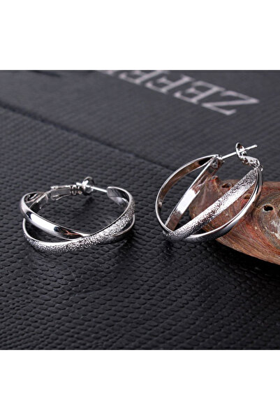 Choice1 Silver DOTEFFIL 925 Sterling Silver Gold Matte Rose Gold Earrings For...