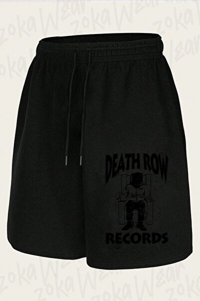 ZOKAWEAR Unisex σορτς με στάμπα Death Row Records