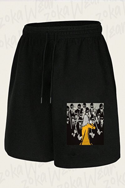ZOKAWEAR Unisex Kill Bill Concept Art Design Printed Shorts