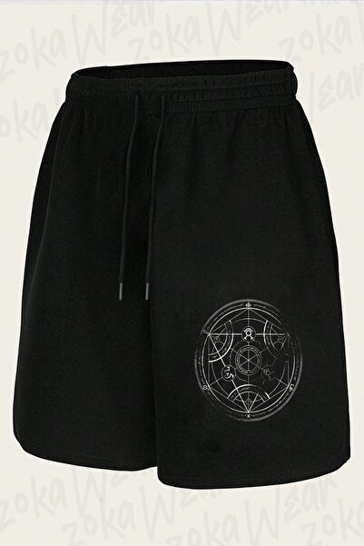 ZOKAWEAR Unisex šorts sa printom dizajna iz filma "Full Metal Alchemist: Krug...