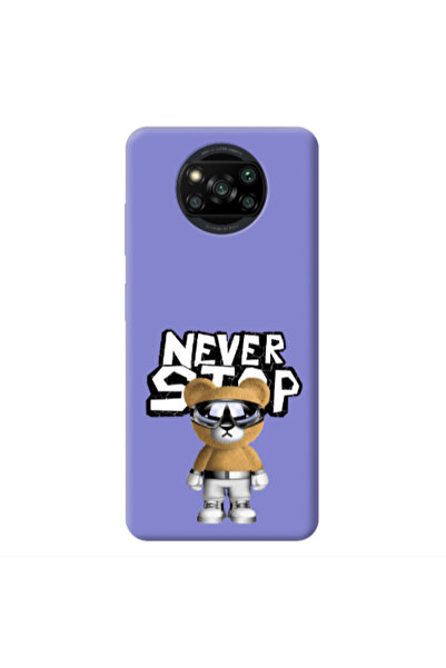 Other Xiaomi Poco X3 /X3 Pro Never stop Purple Colored Silicone TPU Θήκη