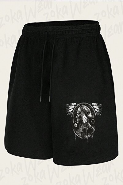 ZOKAWEAR Unisex Nature Indian Native American Design Printed Shorts