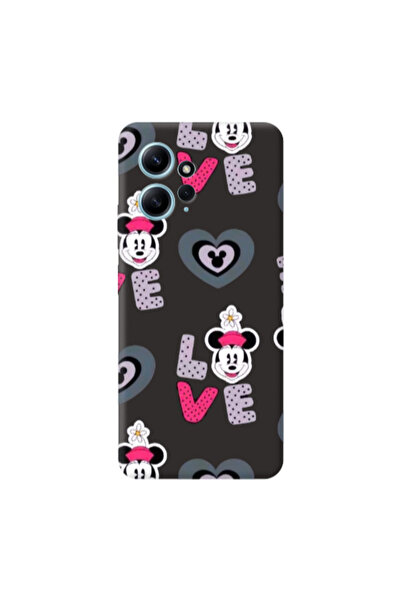 Other Xiaomi Redmi Note 12 4G Minnie Black Colored Silicone TPU Θήκη