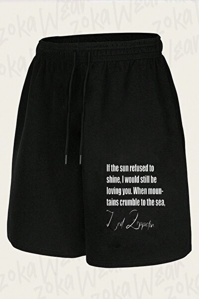 ZOKAWEAR Unisex Led Zeppelin V3 Design Printed Shorts