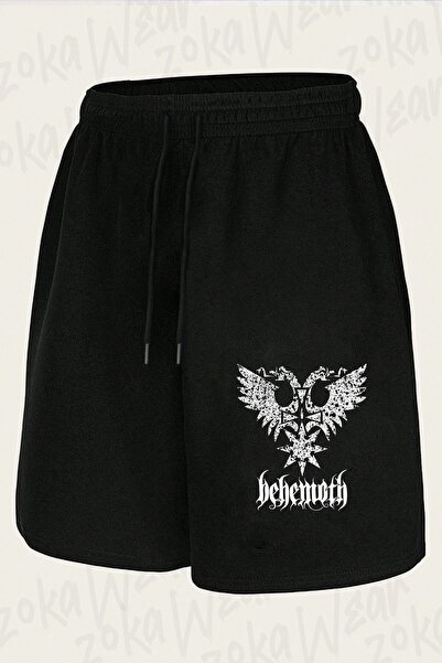 ZOKAWEAR Unisex Eagle Behemoth Design Printed Shorts