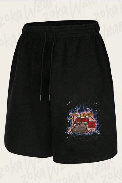 ZOKAWEAR Unisex Drummer Special Design Printed Shorts