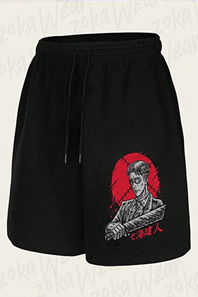ZOKAWEAR Unisex Jujutsu Kaisen Kento Nanami Design Printed Shorts