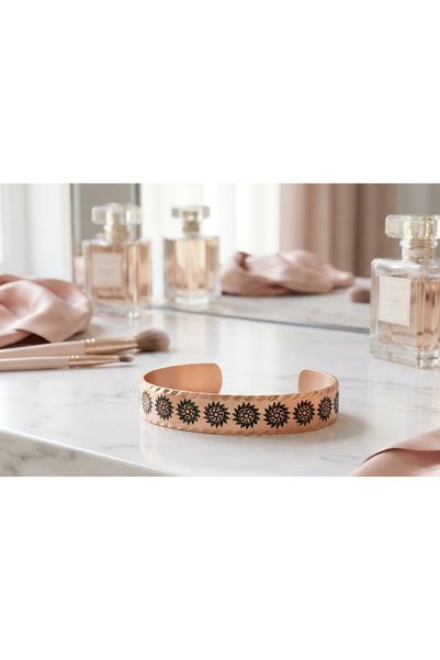 Erol Bakır New Series 2057 Bijouterie Bracelet 100% Handmade Copper