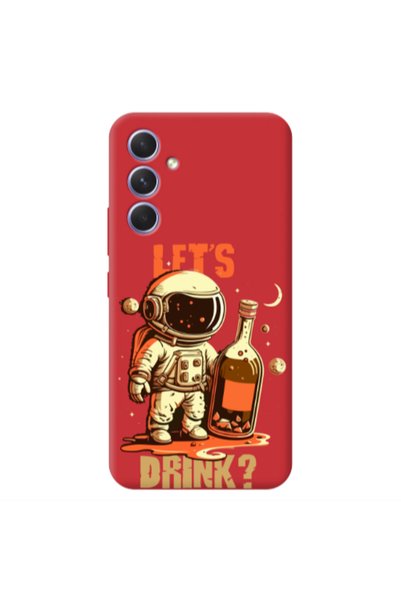 Other Samsung A26 Lets drink Red Colored Silicone TPU Θήκη