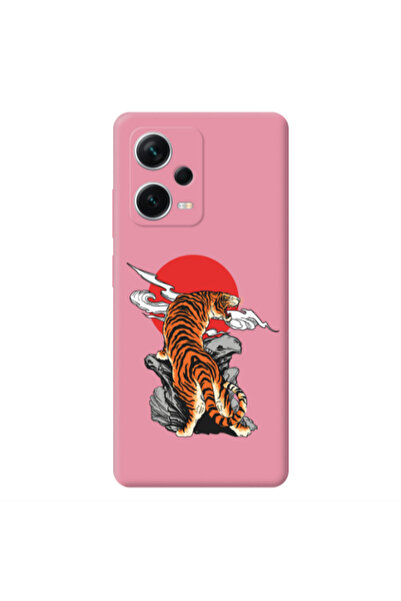 Other Xiaomi Poco X5 Angry Gorilla Pink Colored Silicone TPU Θήκη