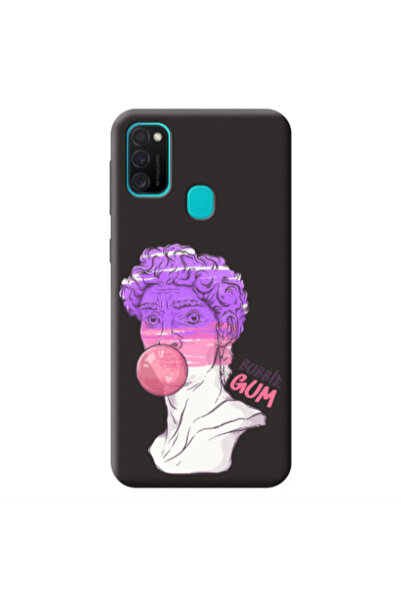 Other Samsung M21 Pin Bubble Black Colored Silicone TPU Θήκη