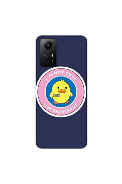 Other Xiaomi Redmi Note 12s I m dangerus Dark blue Colored Silicone TPU Θήκη