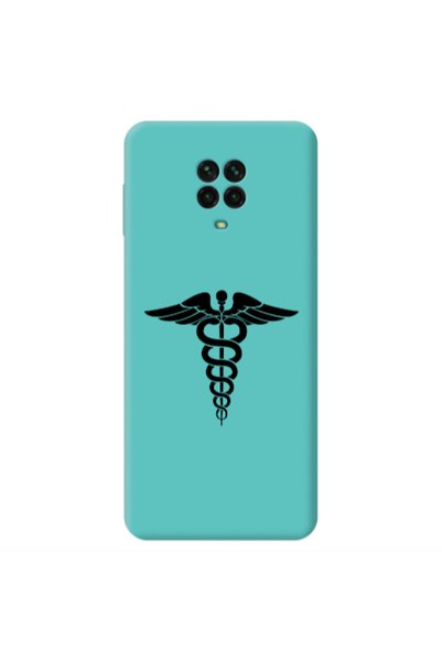 Other Xiaomi Redmi Note 9 Pro Medical Spa Turquoise Colored Silicone TPU Θήκη