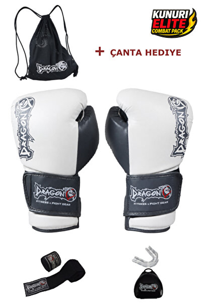 Dragondo Kunuri Elite Boks Eldiveni 4’lü Set Kickboks Muay Thai Boks Eldiveni...