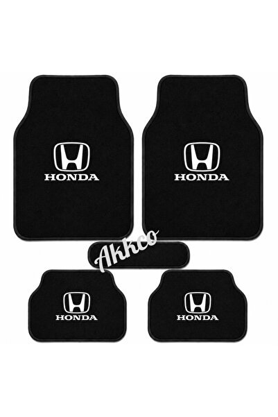 akkcompany Honda Jazz Uyumlu 5 Parça Halı Paspas Seti Siyah