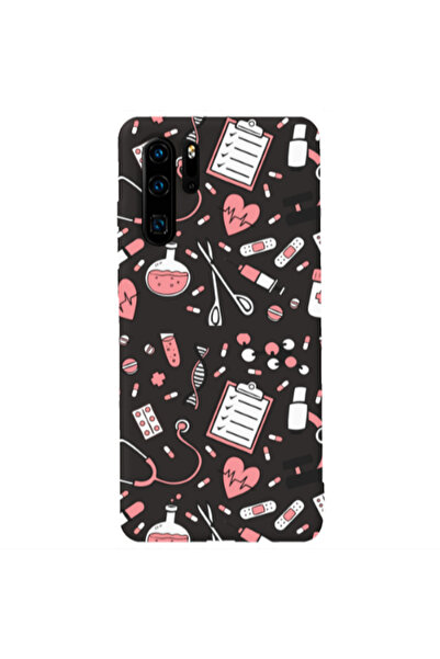Other Huawei P30 Pro Laboratory Black Colored Silicone TPU Θήκη