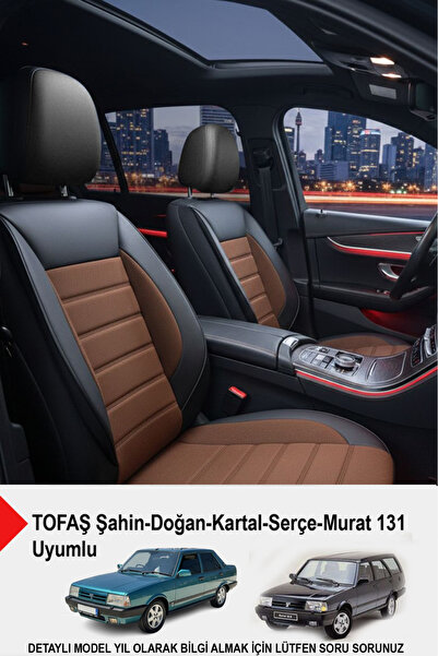 GM-DESIGN غطاء مقعد السيارة من قماش سلسلة سبيد - (متوافق مع TOFAŞ Kartal-Şahi...