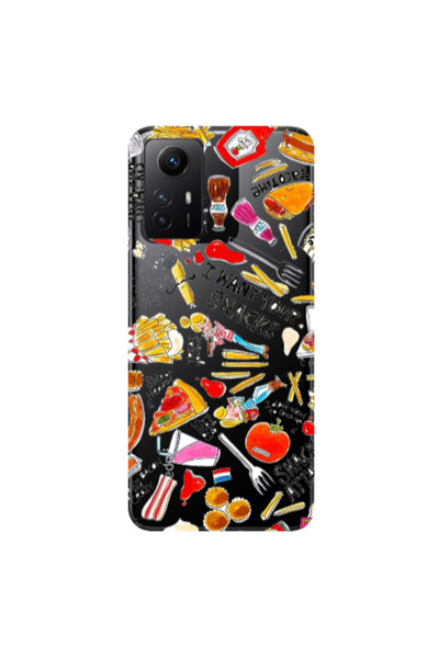 Other Xiaomi Redmi Note 12s Snack attack Transparent Silicone TPU Θήκη