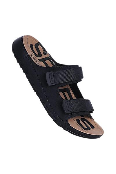Ayakcenter Foxter M-355 Black Sport Men's Daily Slippers