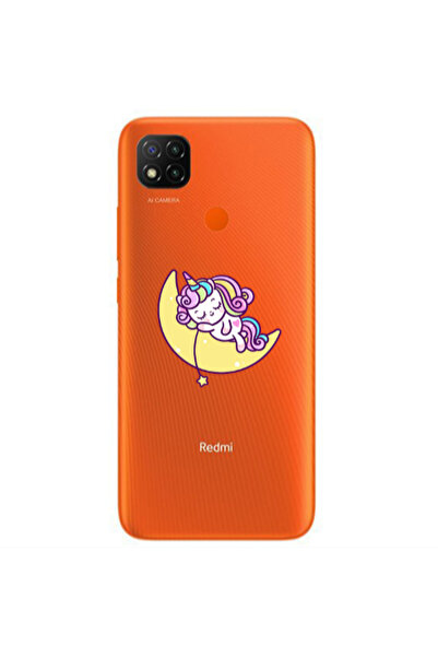 Other Xiaomi Redmi 9c Sleeping horse Transparent Silicone TPU Θήκη