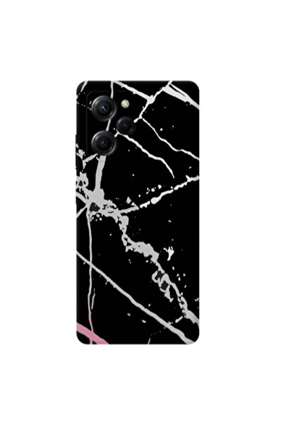 Other Xiaomi Poco X5 Pro Marble Cream Cracks Transparent Silicone TPU Θήκη