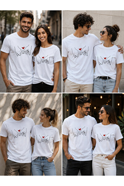 NUATEX Loved Combination Basic T-Shirt (2 Pieces Will Be Sent, Contact the Q&...