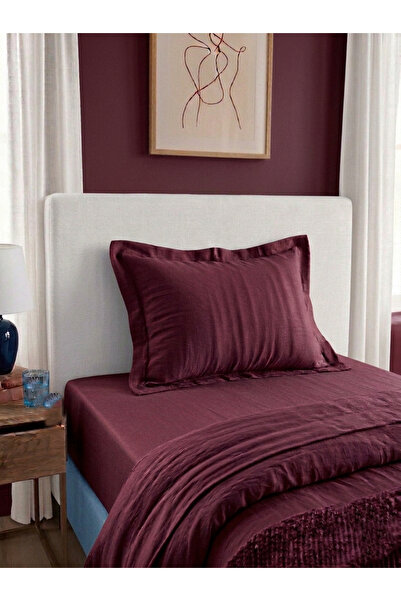 Lilza Home %100 Pamuklu Kulaklı Yastık Kılıfı 50x70 cm Yumuşak Nefes Alan Day...