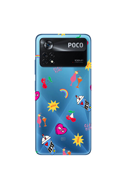 Other Xiaomi Poco X4 Pro glam time Transparent Silicone TPU Θήκη