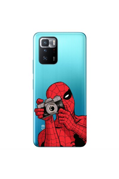 Other Xiaomi Poco X3 GT Spiderman take picture Transparent Silicone TPU Θήκη