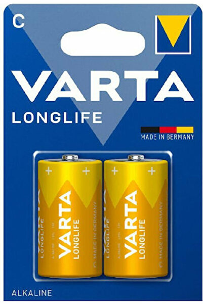 Varta LongLife Έξτρα Αλκαλικές Μπαταρίες C 1.5V 2 τεμάχια 33387 Κωδικός: 33387