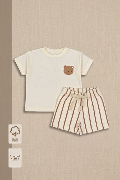 Minory Baby - Baby & Kids Shorts Set |   Bear Print