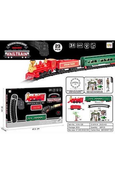 Tradesor Σετ κλασσικό τρενάκι με ράγες - USB - 1018-12B - 917345