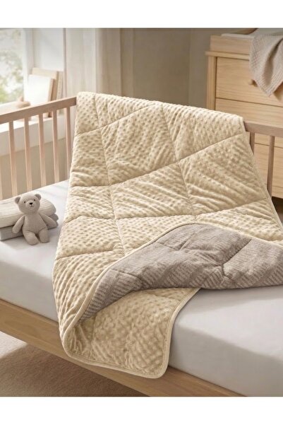 Fem Tekstil Premium Çift Taraflı Kadife Bebek Ve Çocuk Battaniyesi 90x120 cm ...