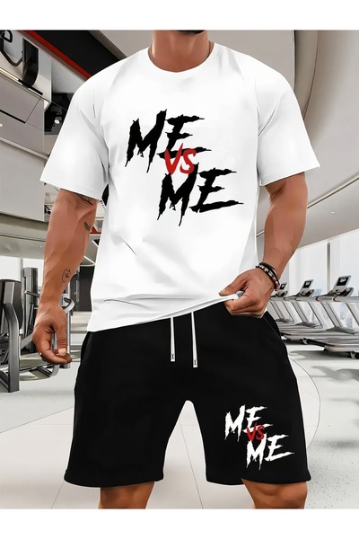 ship master Summer Collection New Arrival T-Shirt & Shorts Set Printed Patter...