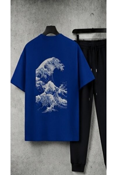 ship master Summer Collection New Arrival T-Shirt & Shorts Set Printed Patter...