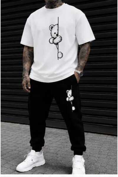 ship master Summer Collection New Arrival T-Shirt & Shorts Set Printed Patter...