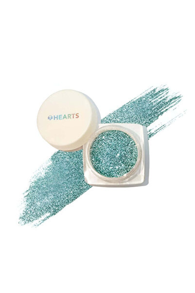 Hearts Loose Glitter Powder - Heart Shaped Nail Art Sequins - Shade 05