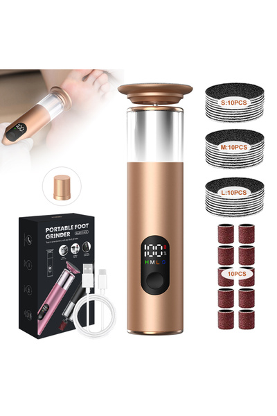 Choice Gold Gold 2 in 1 electric foot callus remover with 30pcs Sandpaper Dis...