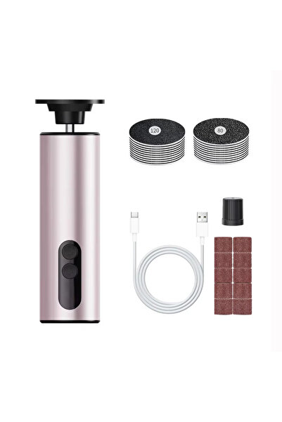 Choice1 pink Electric foot trimmer, electric foot grinder with 9-level adjust...