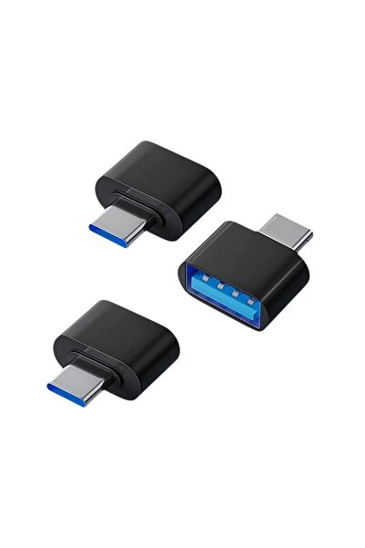 Choice5 Black Type-C 3PCS Micro USB To USB Converter For Tablet PC Android Us...