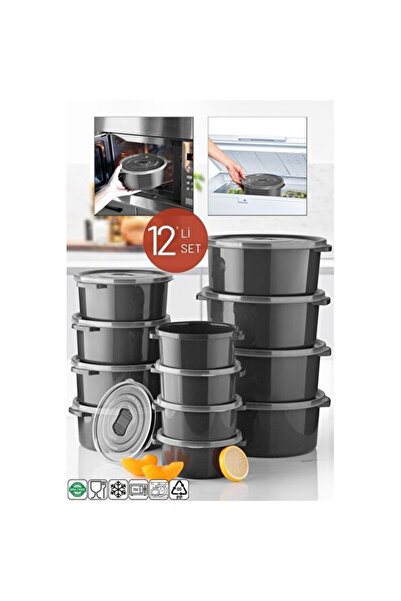Empressco Round Storage Container Set for Microwave and Freezer Use
