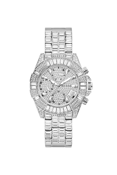 Guess Women's Metallic Gray Wristwatch Gugw1075L1