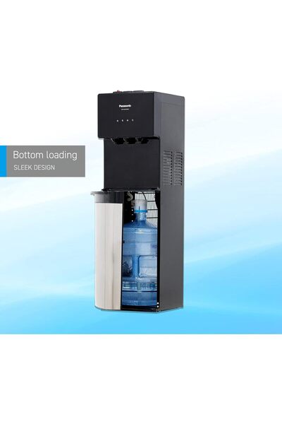 PANASONIC Bottom Loading Water Dispenser, SDM-WD3438BG Black/ Stainless Steel...