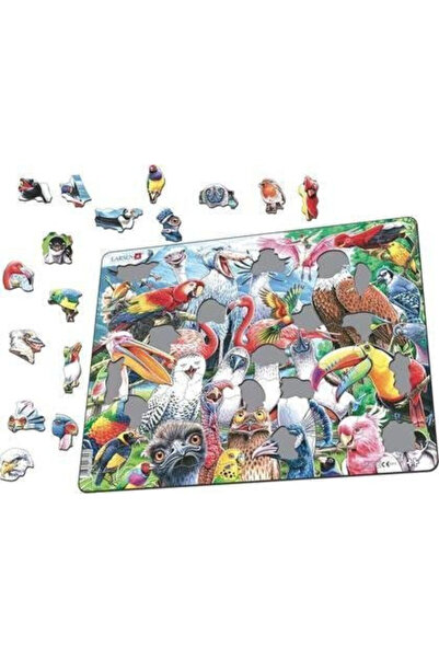 Larsen Puzzle Păsări Fericite ale Lumii Maxi