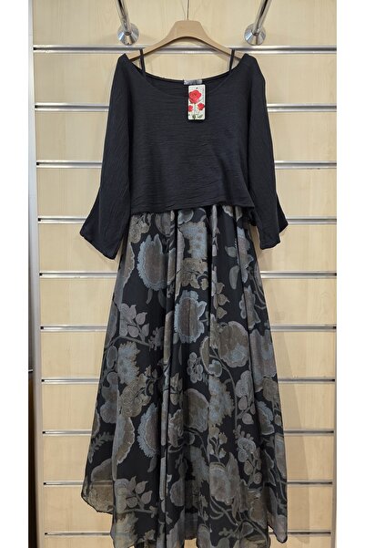 Park Moda Italian Cotton Dress with Inner Lining and String Straps