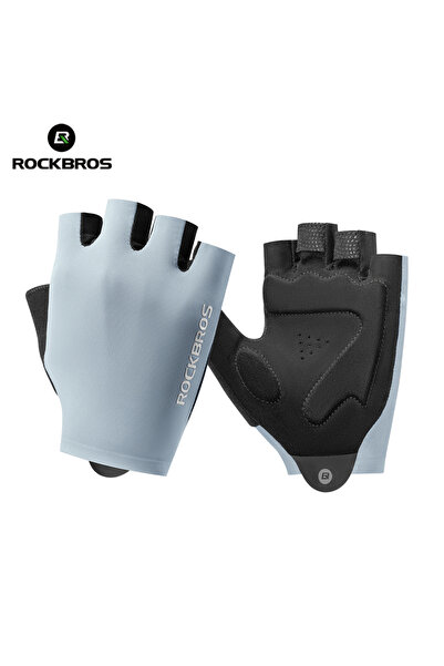 Choice24 قفازات ROCKBROS XXL S408 باللون الأزرق من ROCKBROS للصيف، قفازات نصف...