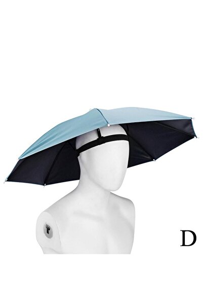 choice2 D Outdoor Fishing Caps Portable Umbrella Hat Sunscreen Waterproof Fis...
