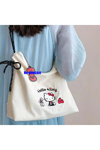 Choice B Anime Hello Kitty Shoulder Bags Kt Cat Cartoon Tote Bag Kawaii Handb...