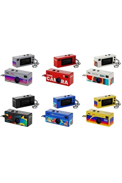 Ausek Mini Camera Digitala Tip Breloc G6, 1080P, Retro, Diferite Culori (Blin...