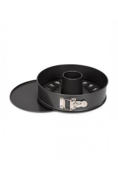 Patisse Tava pentru tort Patisse, Otel, 24 cm, Negru
